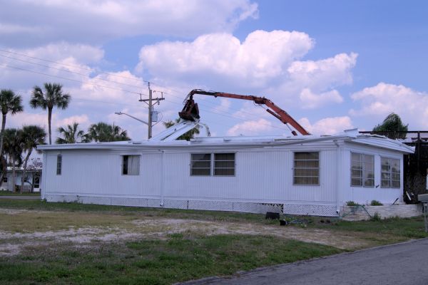 Mobile Home Demolition in Lubbock